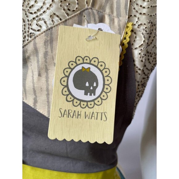 Chair Motif Bib Apron By Sarah Watts - New - Picture 4 of 16